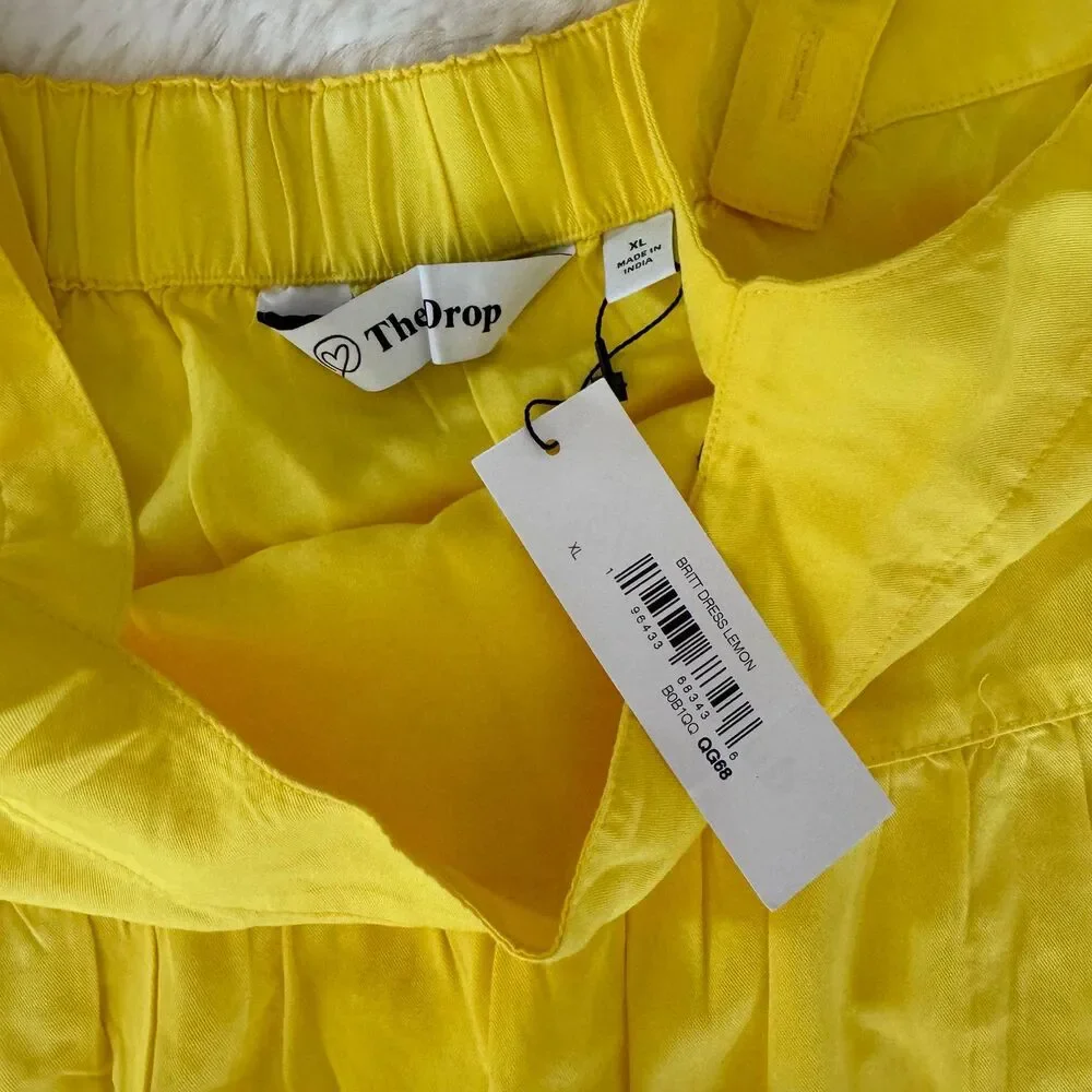 The Drop Women’s Britt Tiered Maxi Tent Dress NWT - Picture 3 of 5